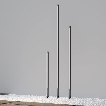 Уличный грунтовый светодиодный светильник Maytoni Pole O440FL-L18GF3K