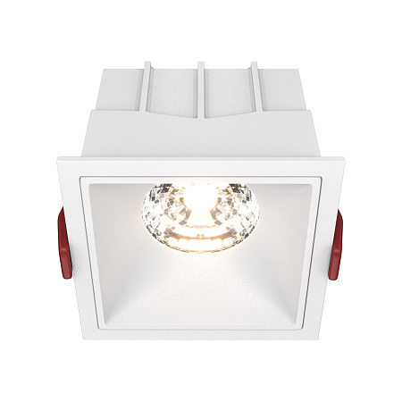 Модульный встраиваемый светодиодный светильник диммируемый Maytoni Alfa LED DL043-01-15W3K-D-SQ-W Модульный встраиваемый светодиодный светильник диммируемый Maytoni Alfa LED DL043-01-15W3K-D-SQ-W
