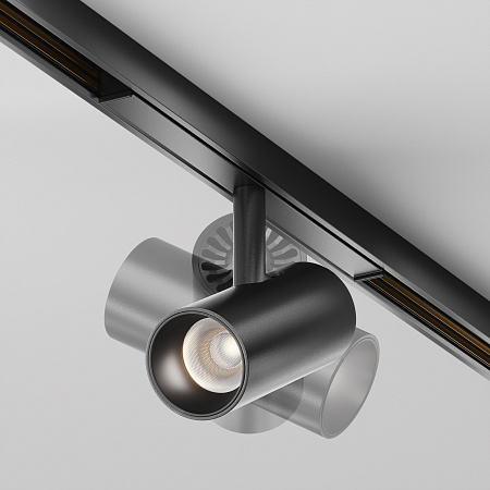 Трековый магнитный светодиодный светильник Maytoni Exility X Focus Led TR243-5W4K-B