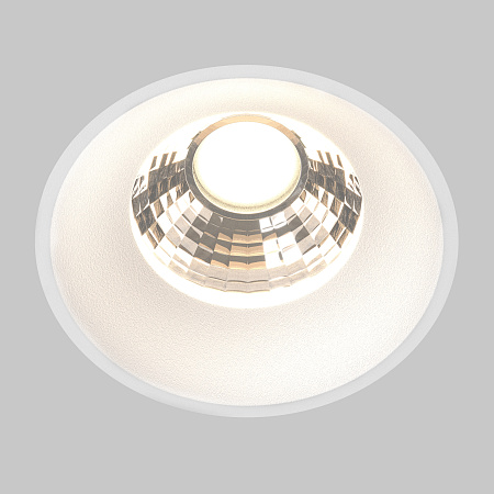 Светильник встраиваемый Maytoni Round DL058-12W3K-TRS-W Светильник встраиваемый Maytoni Round DL058-12W3K-TRS-W
