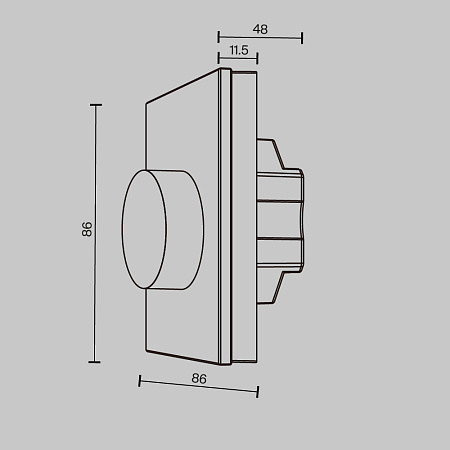 Роторная панель управления Maytoni TRIAC 731004