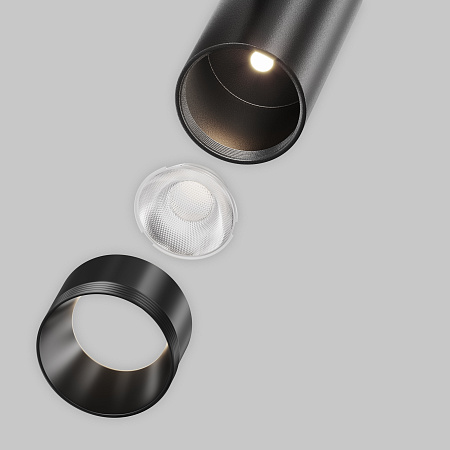 Трековый магнитный светодиодный светильник Maytoni Exility X Focus Led TR243-5W4K-B