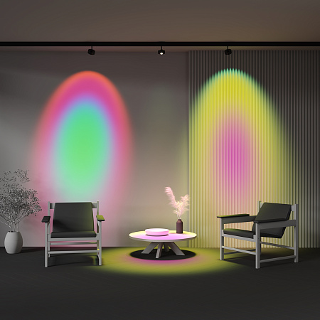 Трековый магнитный светодиодный светильник EXILITY Maytoni Lens TR217-2-15W3K-B