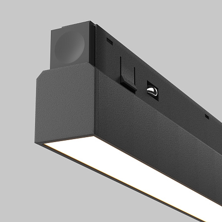 Трековый магнитный светодиодный светильник диммируемый Maytoni Basis TR030-4-30W3K-WW-DS-B Трековый магнитный светодиодный светильник диммируемый Maytoni Basis TR030-4-30W3K-WW-DS-B