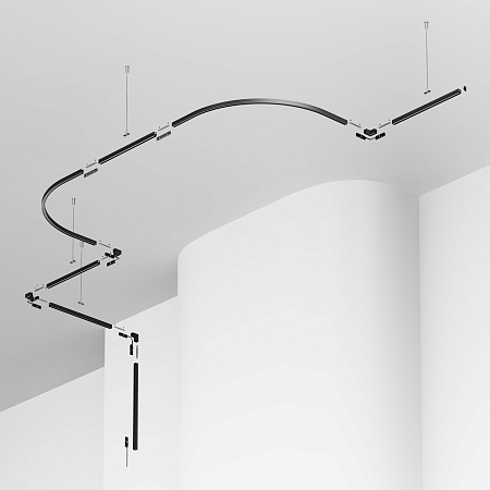 Шинопровод магнитный накладной/подвесной Maytoni Levity Busbar trunkings TRX184-112B-1