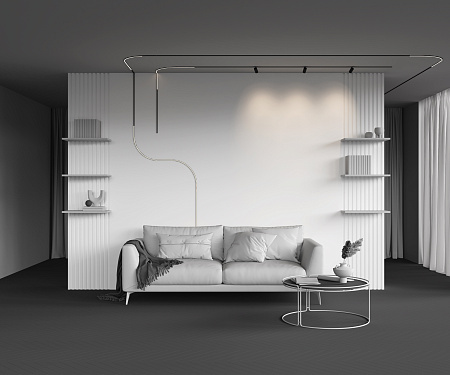 Трековый магнитный светодиодный светильник Maytoni Levity Flex TR186-1-8W4K-B