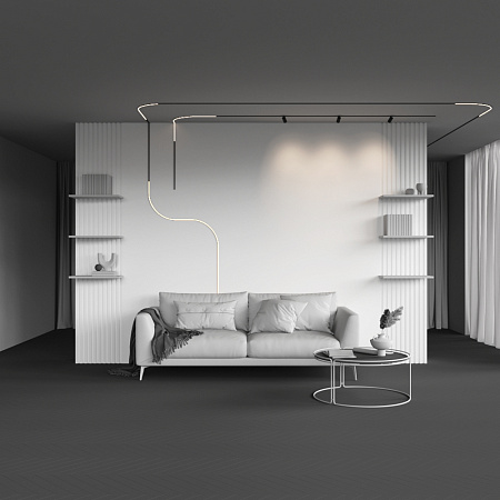 Трековый магнитный светодиодный светильник Maytoni Levity Flex TR186-1-8W4K-B