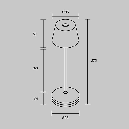 Настольная лампа светодиодная Maytoni Nook MOD494RL-L1BK Настольная лампа светодиодная Maytoni Nook MOD494RL-L1BK