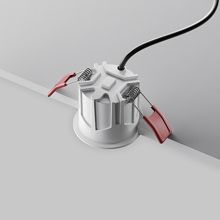 Светильник встраиваемый светодиодный Maytoni Alfa LED DL043-01-10W4K-RD-W-1 Светильник встраиваемый светодиодный Maytoni Alfa LED DL043-01-10W4K-RD-W-1