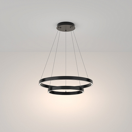 Люстра подвесная светодиодная Maytoni Rim MOD058PL-L55BK