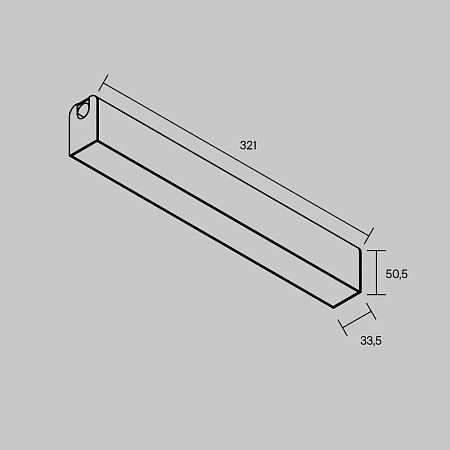 Трековый магнитный светодиодный светильник Maytoni Arity Basis TR238-1-12W3K-B