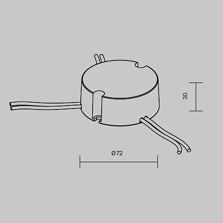 Источник тока (драйвер) 36Вт 10-42В Maytoni Dali Lighting control 721032