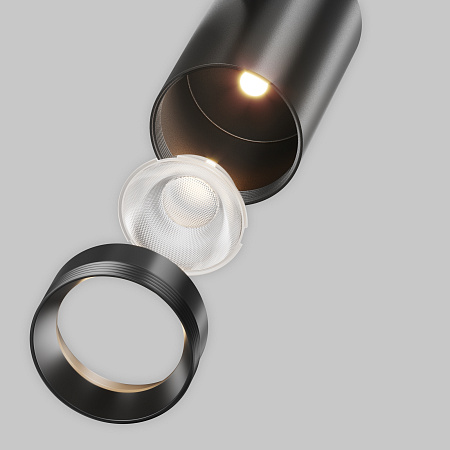 Трековый магнитный светодиодный светильник Maytoni Exility X Focus Led TR243-4-18WTW-DSZ-B