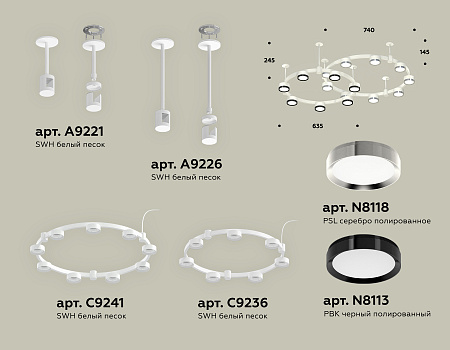 Люстра на штанге Traditional DIY XR92211150