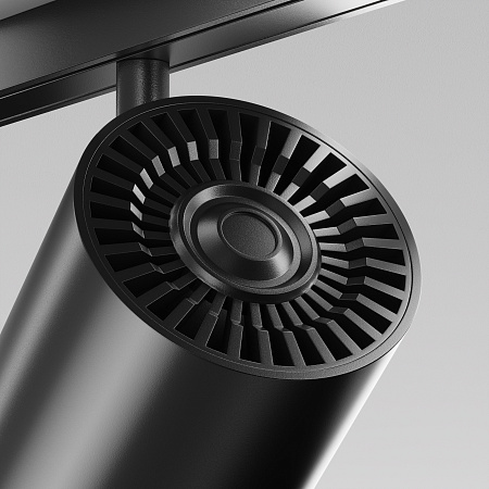 Трековый магнитный светодиодный светильник Maytoni Exility X Focus Led TR243-4-18WTW-DSZ-B