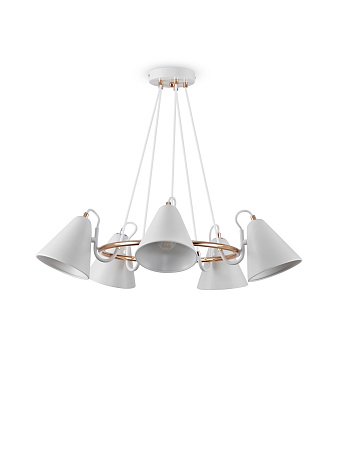 Люстра подвесная Freya Falke Market FR8001PL-05WG