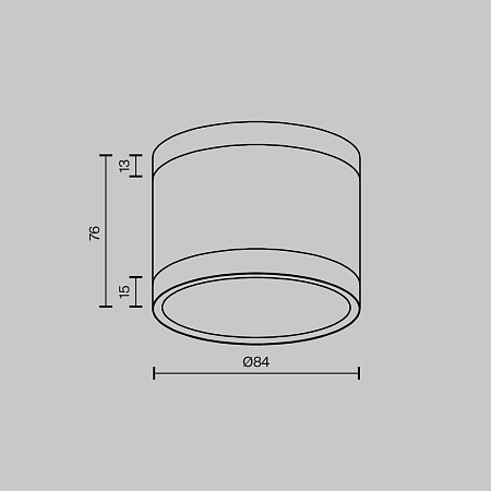 Светильник потолочный Maytoni Pauline C120CL-GX53-B