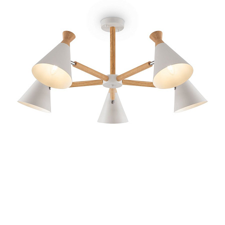 Люстра на штанге Freya Rise FR5169PL-05W Люстра на штанге Freya Rise FR5169PL-05W