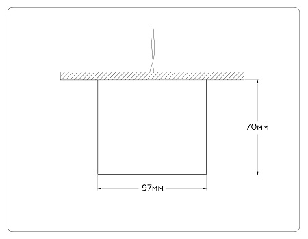 Светильник точечный потолочный TN52885 Светильник точечный потолочный TN52885