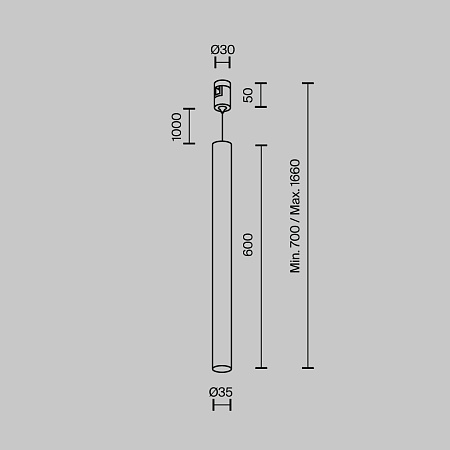 Трековый магнитный светодиодный светильник Maytoni Flarity Focus Led TR156-1-5W3K-B