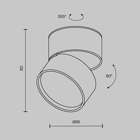 Спот Maytoni Onda C024CL-L12W4K Спот Maytoni Onda C024CL-L12W4K