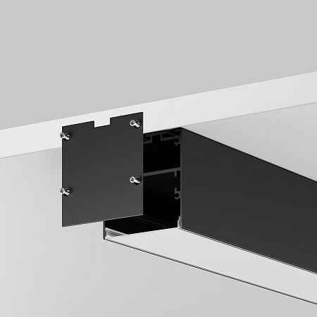 Комплект заглушек (для профиля 50×50) 2 шт., Maytoni ALM-5050T-B-EC 642047 Комплект заглушек (для профиля 50×50) 2 шт., Maytoni ALM-5050T-B-EC 642047
