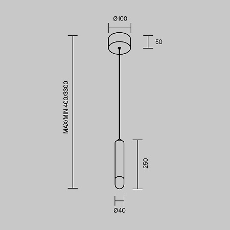 Светильник подвесной светодиодный Maytoni Bell MOD534PL-L4B3K