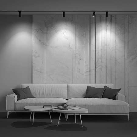 Трековый однофазный светодиодный светильник Maytoni Unity Focus LED  TR021-1-12B3K-Z-B