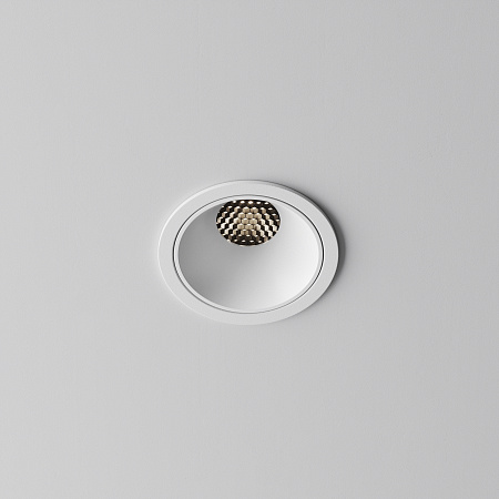 Светильник встраиваемый светодиодный Maytoni Alfa LED DL043-01-10W4K-RD-W-1 Светильник встраиваемый светодиодный Maytoni Alfa LED DL043-01-10W4K-RD-W-1