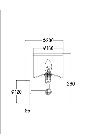 Бра Maytoni Alloro MOD088WL-01BS
