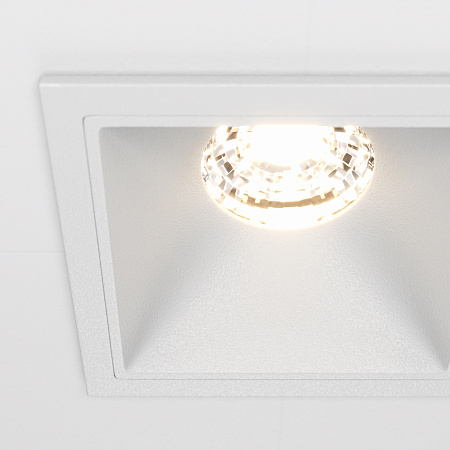 Модульный встраиваемый светодиодный светильник диммируемый Maytoni Alfa LED DL043-01-10W3K-D-SQ-W Модульный встраиваемый светодиодный светильник диммируемый Maytoni Alfa LED DL043-01-10W3K-D-SQ-W