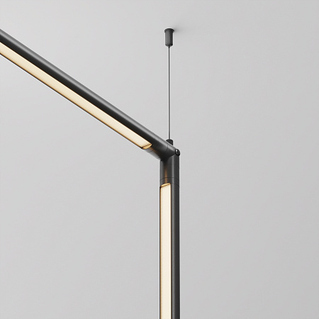 Угловой коннектор для системы без ввода питания Maytoni Shelf CA014CL-B