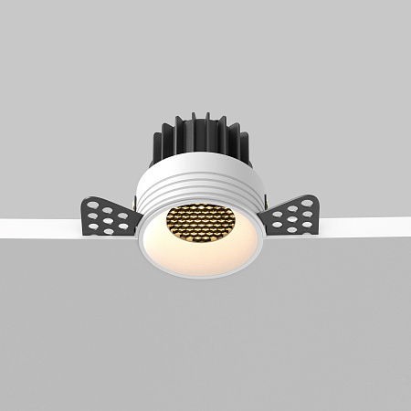 Светильник встраиваемый светодиодный Maytoni Round DL058-7W2.7K-TRS-W
