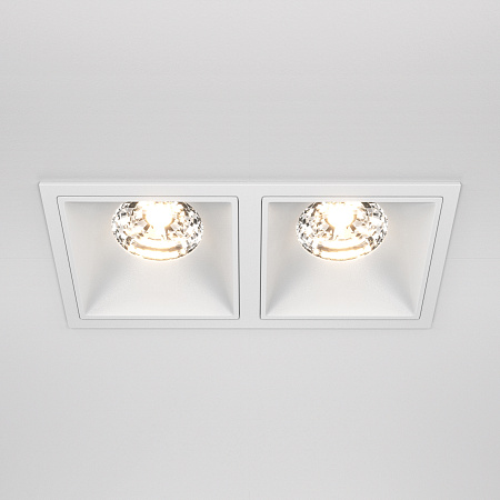 Модульный встраиваемый светодиодный светильник диммируемый Maytoni Alfa LED DL043-02-15W3K-D-SQ-W Модульный встраиваемый светодиодный светильник диммируемый Maytoni Alfa LED DL043-02-15W3K-D-SQ-W