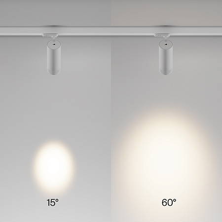 Трековый трехфазный светодиодный светильник Maytoni Trinity Focus Zoom TR198-3-20W2.7K-Z-W Трековый трехфазный светодиодный светильник Maytoni Trinity Focus Zoom TR198-3-20W2.7K-Z-W