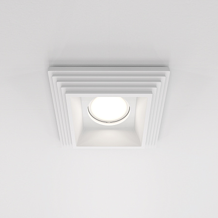 Светильник встраиваемый Maytoni Gyps Modern DL005-1-01-W-1