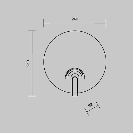 Светильник настенный Maytoni Regatta MOD481WL-L8BS3K