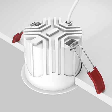 Светильник встраиваемый светодиодный Maytoni Alfa LED DL043-01-15W3K-RD-W