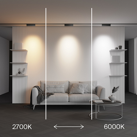 Трековый магнитный светодиодный светильник Maytoni Exility X Points Rot TR242-4-12WTW-DSZ-B