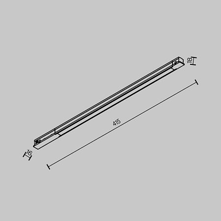 Трековый магнитный светодиодный светильник Maytoni Exility Basis TR231-2-10W3K-B Трековый магнитный светодиодный светильник Maytoni Exility Basis TR231-2-10W3K-B