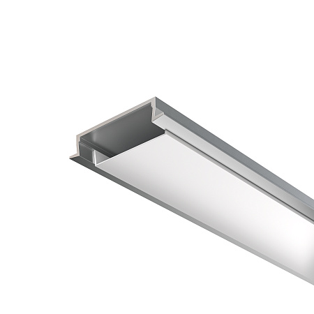 Алюминиевый профиль встраиваемый с накладным фланцем 30x6 (2м.) Maytoni ALM-3006-S-2M 632018