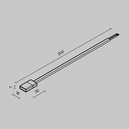 Коннектор для уличной трековой системы Maytoni Exility IP O-TR002-HSP