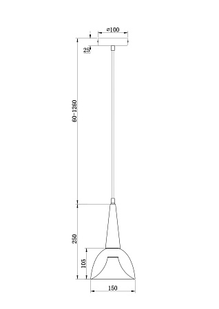 Светильник подвесной Freya Noria FR8009PL-01GB