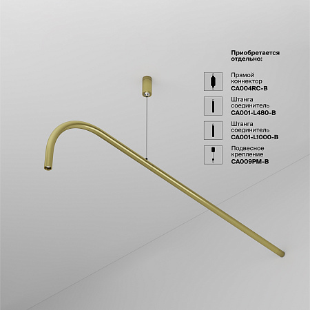 Светильник для штанговой системы светодиодный Maytoni Axity Eye C104WL-3W3-6K-BS