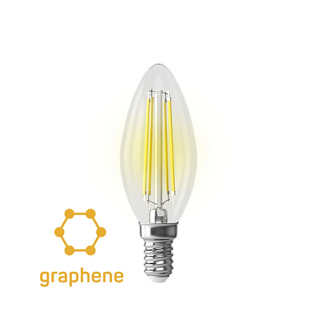 Филаментная лампа Voltega E14 9W 4000K Graphene 7135 Филаментная лампа Voltega E14 9W 4000K Graphene 7135