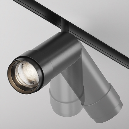 Трековый магнитный светодиодный светильник Maytoni Exility Focus Zoom TR212-1-12WTW-DS-Z-B