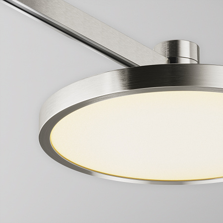 Трековый магнитный светодиодный светильник Maytoni Flarity Plato TR153-1-10W3K-PT