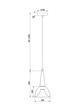 Светильник подвесной Freya Noria FR8009PL-01GB
