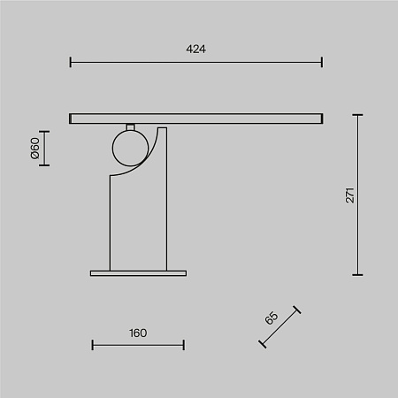 Настольная лампа Maytoni Monumento MOD467TL-L9BS3K Настольная лампа Maytoni Monumento MOD467TL-L9BS3K