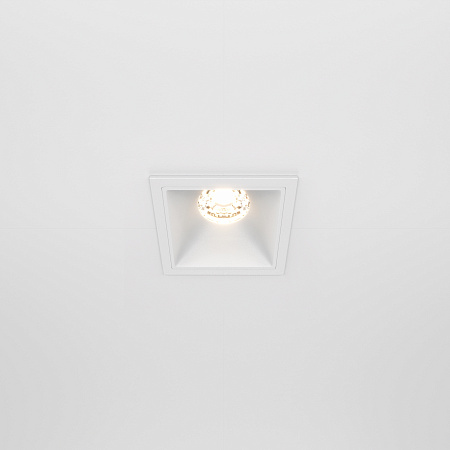 Модульный встраиваемый светодиодный светильник диммируемый Maytoni Alfa LED DL043-01-10W3K-D-SQ-W Модульный встраиваемый светодиодный светильник диммируемый Maytoni Alfa LED DL043-01-10W3K-D-SQ-W